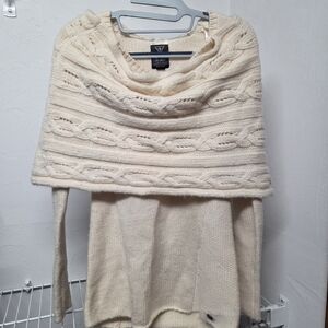 Guess Cream Cowl Neck Sweater